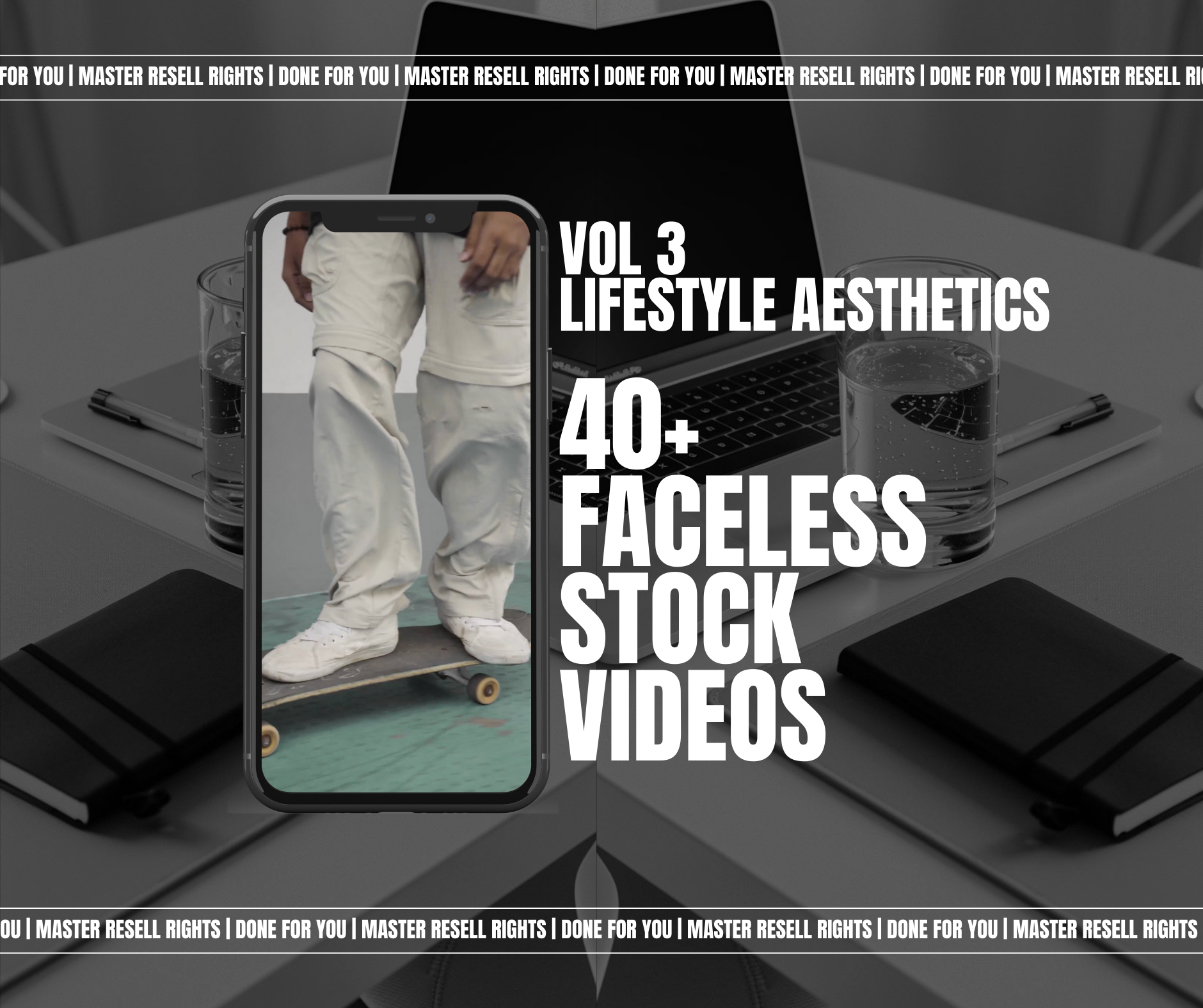 Vol 3 Lifestyle Aesthetic 50+ Faceless Stock Videos