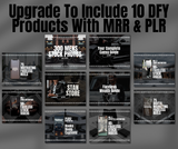 The Kingpin Shopify Theme with MRR & PLR Products